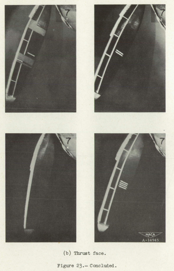 Figure 23b. Ice formation of encounter 5. Peak efficiency loss, 4 percent.