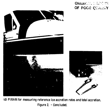 Figure 2d. PIRAM for measuring reference ice accretion rates and total accretion.