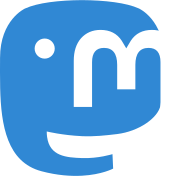 Mastodon logo, a stylized pachyderm with a letter M.